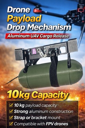 Drone payload drop mechanism - drone,
