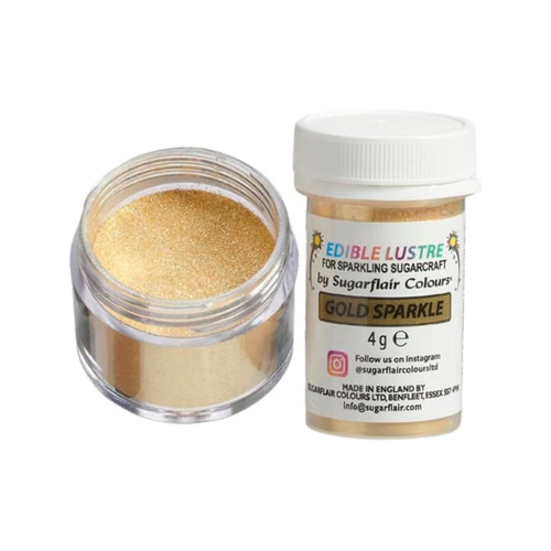 Gold sparkle edible lustre - gold,