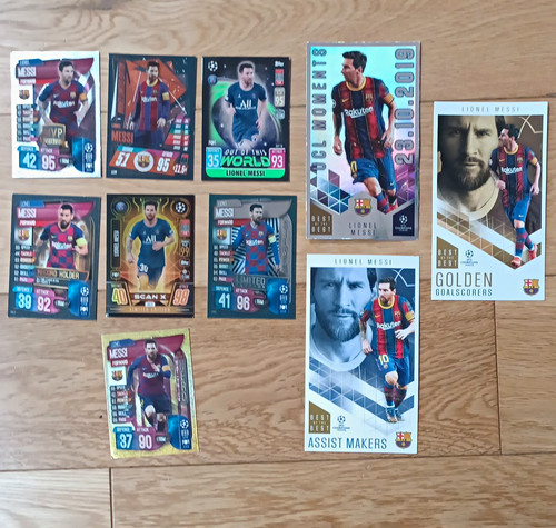 Topps match attax lionel - match, messi