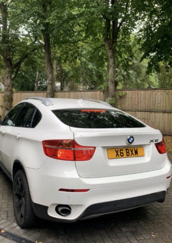 Private number plate bxw - number, x6