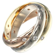 CARTIER 0.1" band Trinity Ring