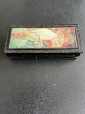 Vintage paper mache Box