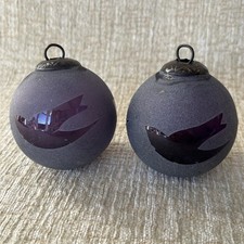 Glass Baubles Hanging