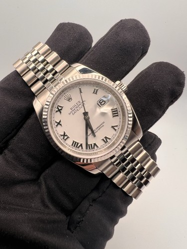 Rolex datejust 36mm white - rolex,