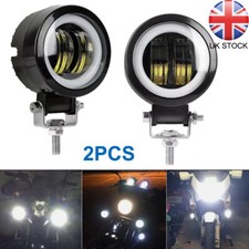 2Pcs Led Motorcycle Spotlight