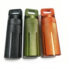 Waterproof Capsule Seal Bottle Airtight Pill Money Case Holder Dry Box Container