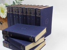 Blue & Gold Decorative Books. Everyman's Encyclopedia. 1949 -1950 in 12 Volumes