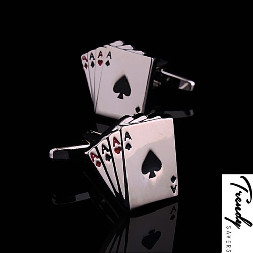 Men silver cufflinks gold - cufflinks,