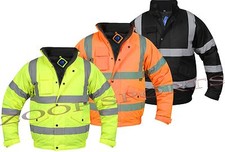 HI VIZ VIS VISIBILITY BOMBER
