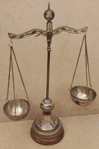 Vintage old antique brass bowl - brass,