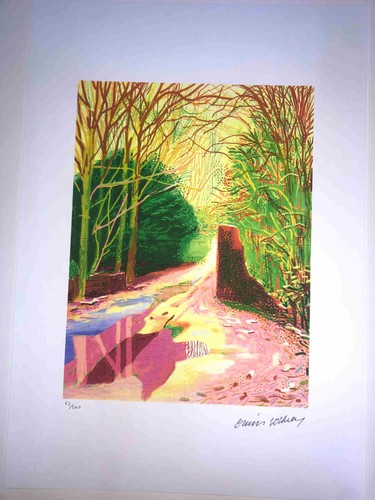 David hockney lithography off - david,