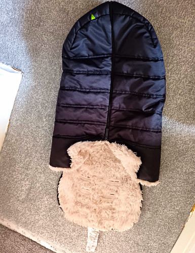 Baby jogger pushchair - baby, footmuff