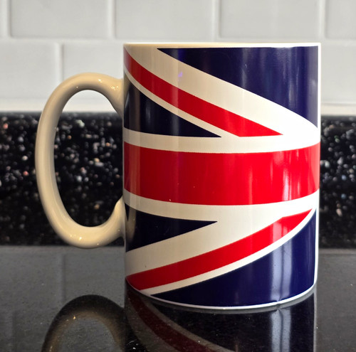 Union jack ceramic coffee mug - jack,