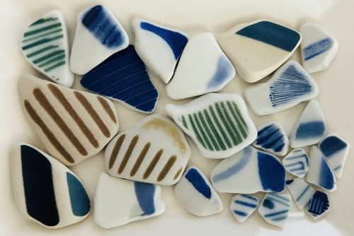 Sea glass pottery - , from