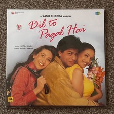 Dil To Pagal Hai Official Bollywood Black Vinyl Record LP ShahRukh Khan