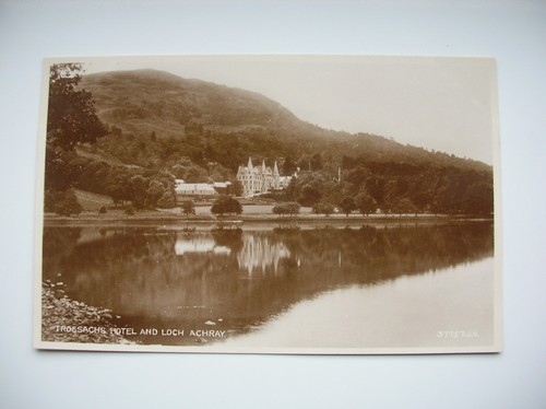 Trossachs hotel postcard - trossachs, and