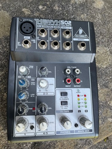 Behringer xenyx 502 analog - 502,