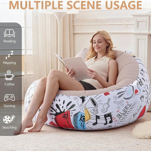 Lazy beanless bag inflatable - beanless,