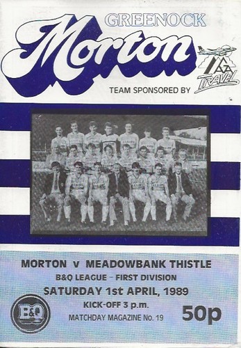 Morton meadowbank thistle - morton, v