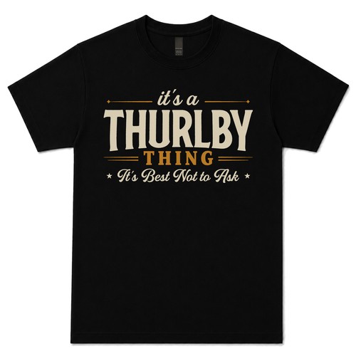 Thurlby thing it - it's, it's