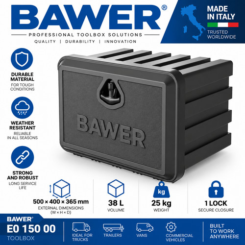 Bawer tool box 500 400 - box, 500/400/365mm
