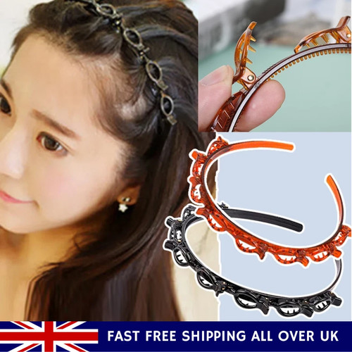 Braided bangs headband - braided,