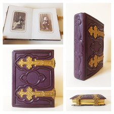 c1880 VICTORIAN PHOTO ALBUM