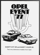 Opel Kadett C City SR & Coupe
