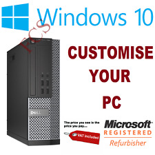 Office PC Desktop Computer Core i7 Windows 10 Pro 16GB RAM WIFI SSD FAST + SMALL