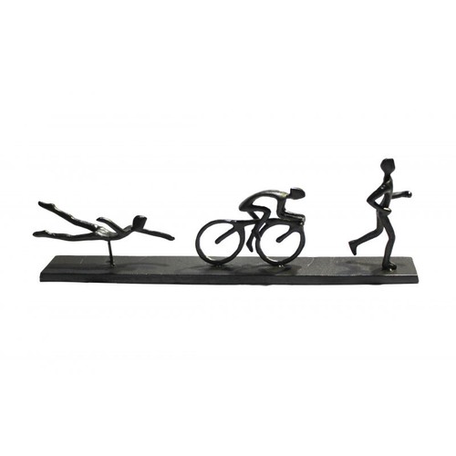 Male triathlon metal - metal, figurines
