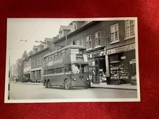 LONDON TROLLEYBUS PHOTO B/W