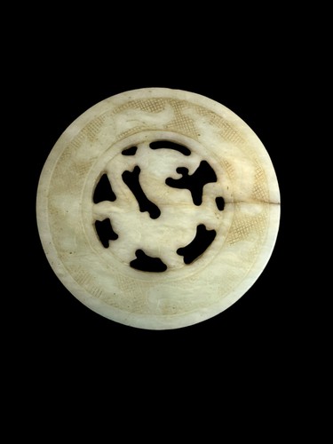 Chinese mottled jade carving - mottled,