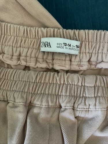 Zara girls pale - pale, trousers
