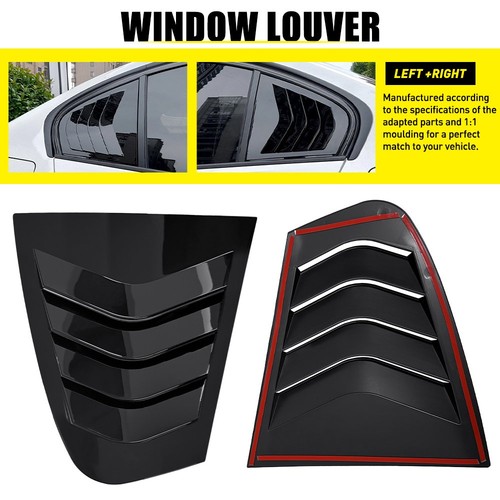 Gloss black rear - rear, side