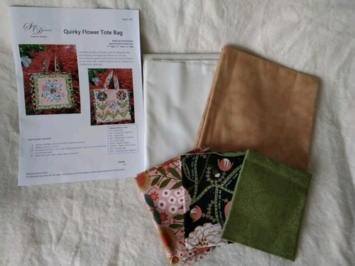Quirky flower tote bag - quirky,