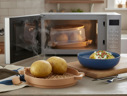 Microwave jacket potato cooker - microwave,
