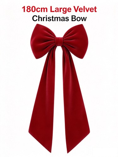 Christmas tree topper bow 6ft - tree,