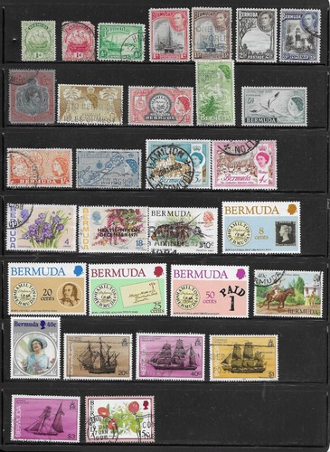 Selection bermuda stamps - selection, of