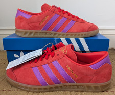 BNIB Adidas Originals Hamburg City Series Red Purple IH5461 UK 8.5 EU 42.6