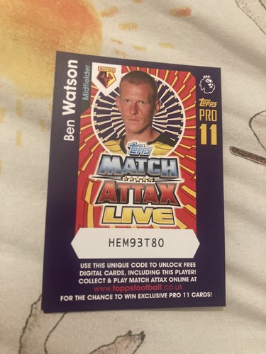 Match attax pro 11 - match, live