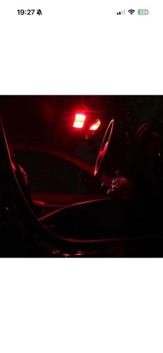 Red led interior - red,