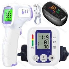 Digital Health Kit Blood Pressure Monitor Thermometer Pulse Oximeter 3 In 1 pack