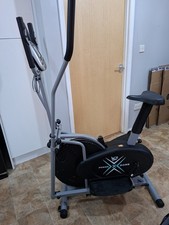 Elliptical Cross Trainer 2-in-1 Exercise Bike Cardio Fitness Workout