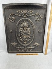 antique  fireplace back cast