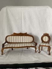 12th Scale Dolls House Sofa And Chair
