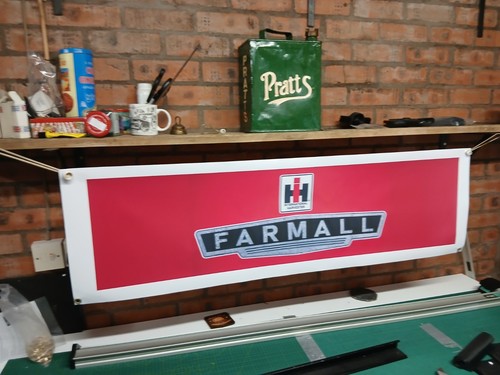 Farmall tractor banner - tractor,