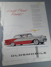 Original 1954 Oldsmobile 88 Magazine Ad "Lowest Priced Rocket!"