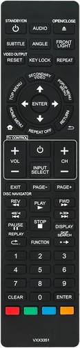 Vxx3351 replaced remote - vxx3351,