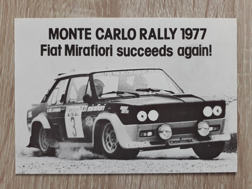 Fiat mirafiori abarth monte - fiat,