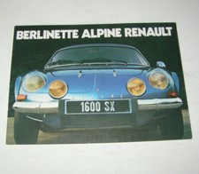Brochure Renault Alpine A 110